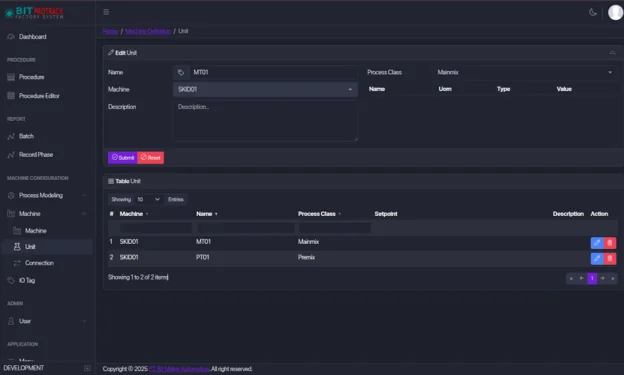 Machine Implementation